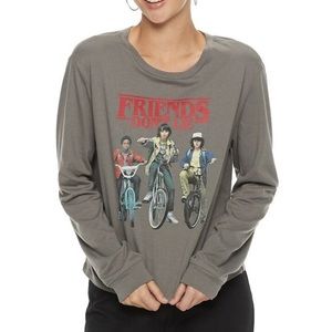 Stranger things grey long sleeve